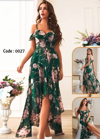 green dress color form M S Y free size 027
