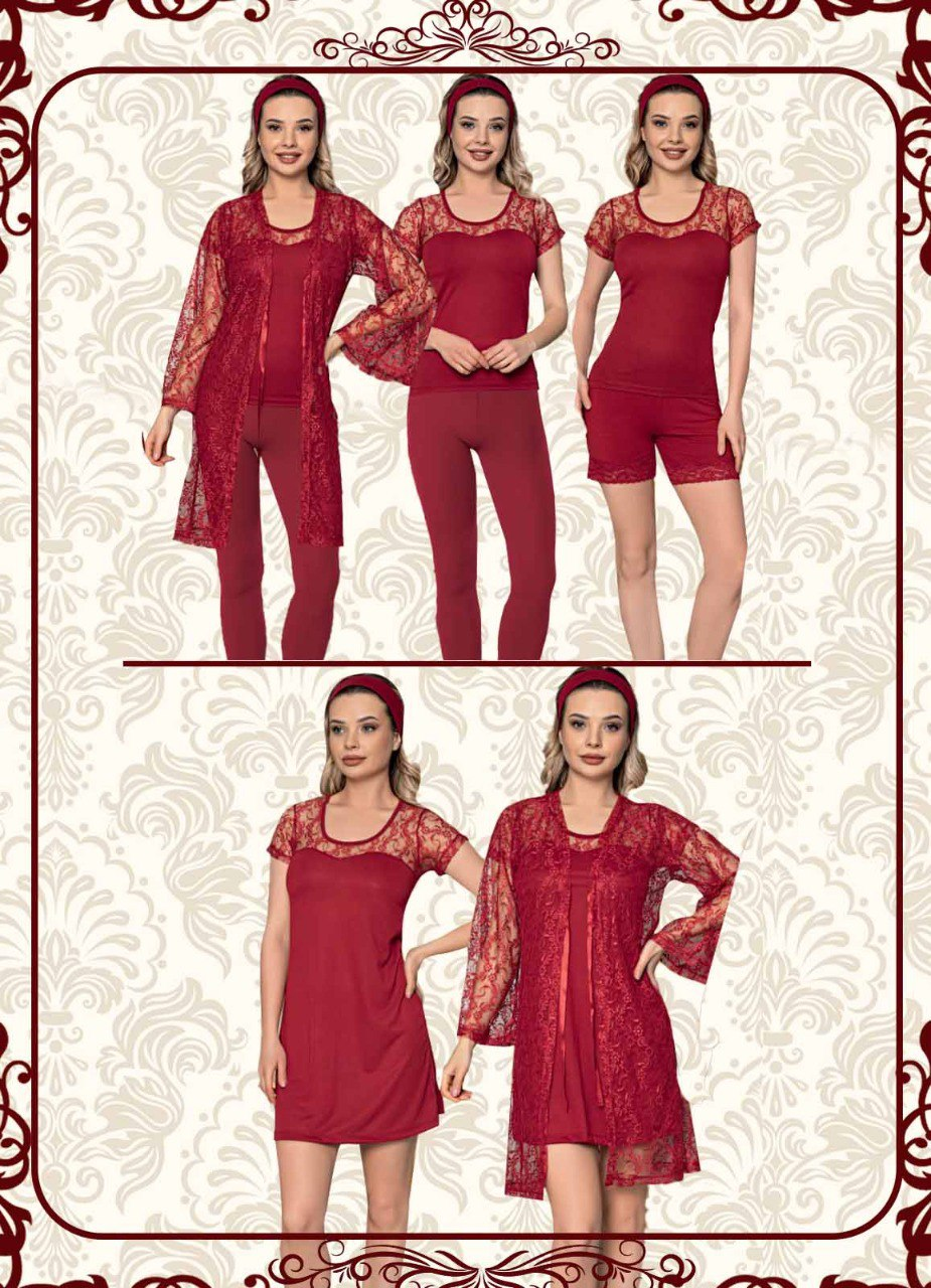 Pajama 5 piece Turkish 4546  from lebsy free size - lebsyae