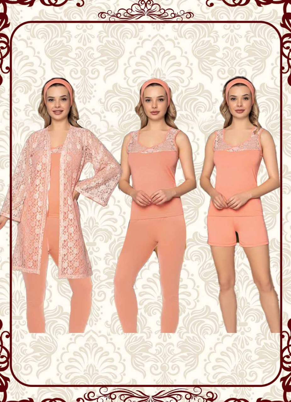 Pajama 5 piece Turkish 4543 from lebsy free size - lebsyae
