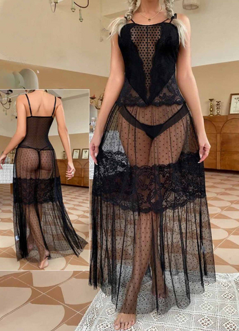 Black lingerie form M S Y free size 625