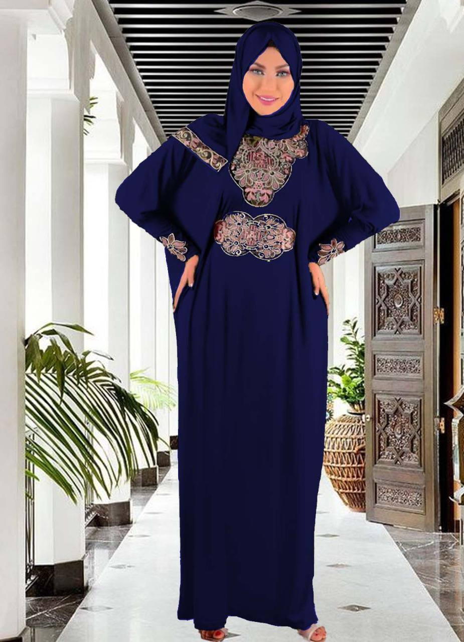 long dress dark blue color from lebsy free size code 460
