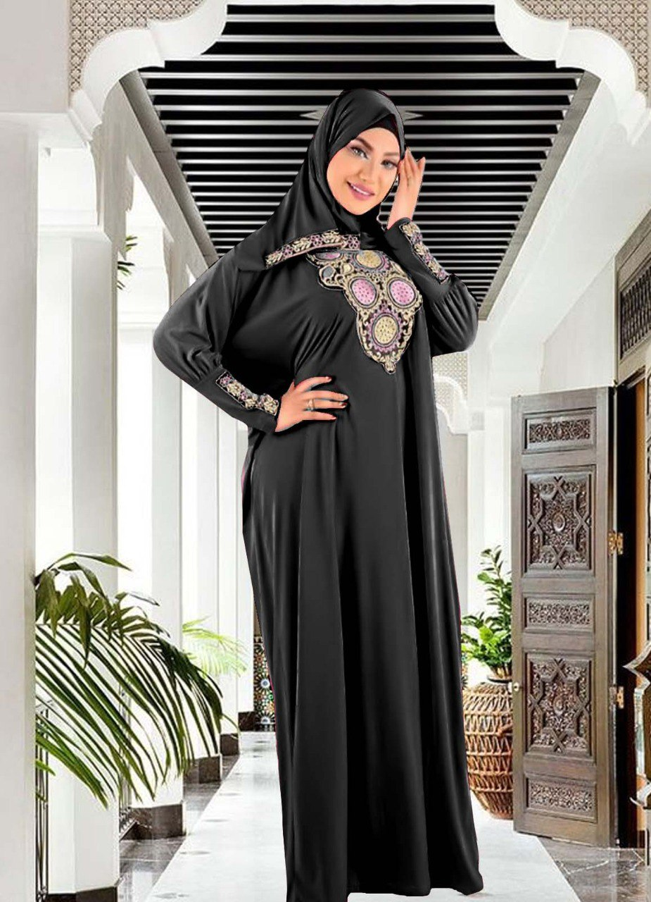 prayer dress black color from lebsy free size code 456