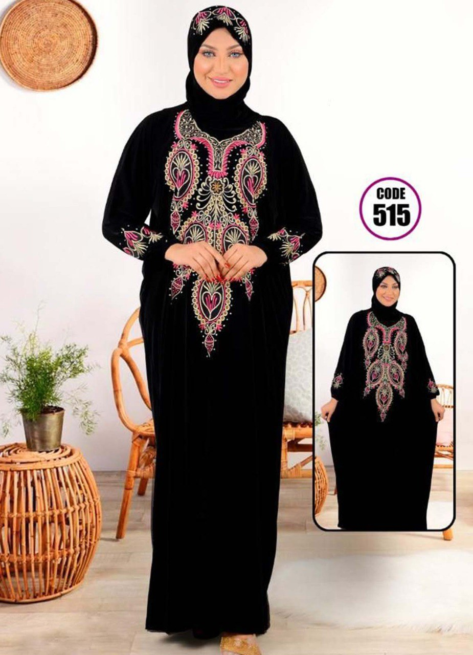 prayer dress black color from lebsy free size code 515