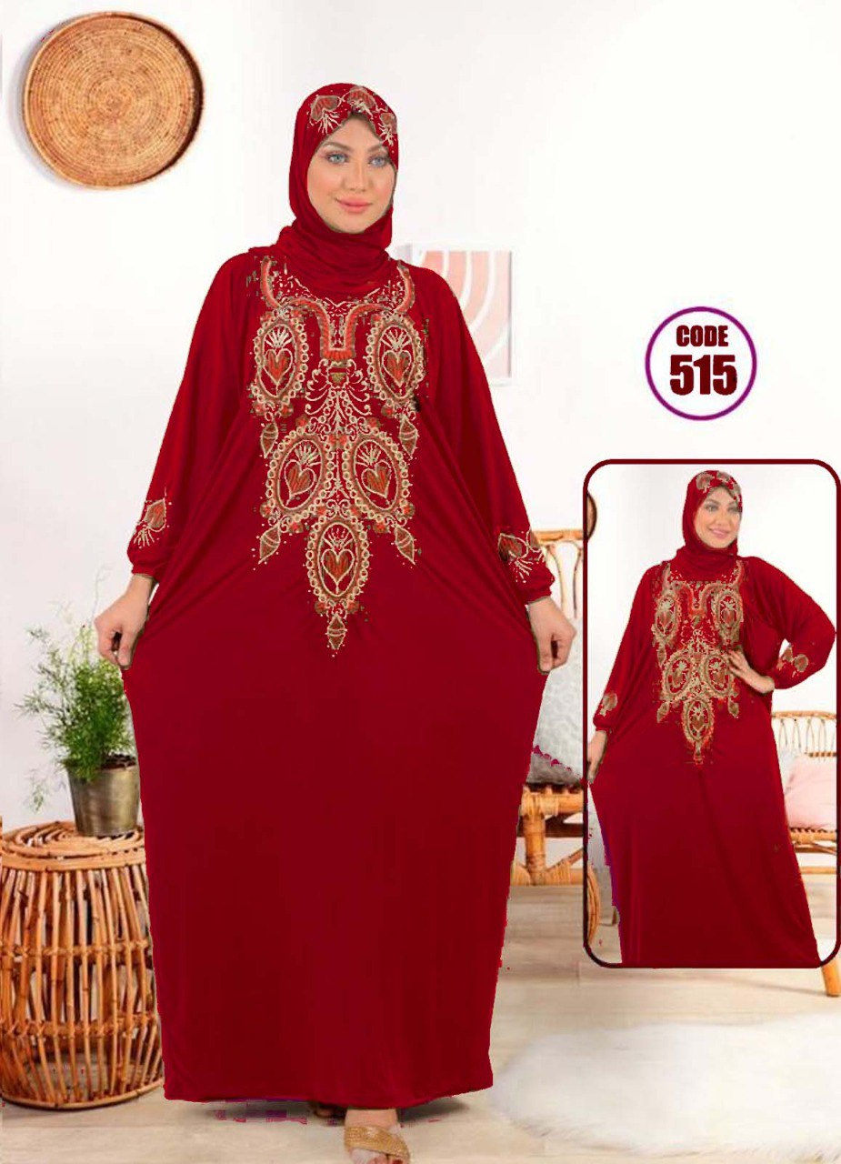 prayer dress red color from lebsy free size code 515