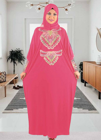 prayer dress pink color from lebsy free size code 459