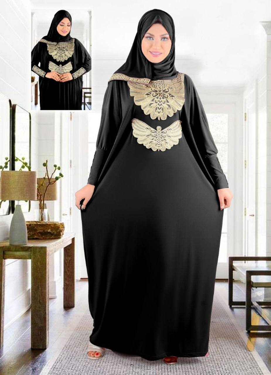 prayer dress black color from lebsy free size code 463