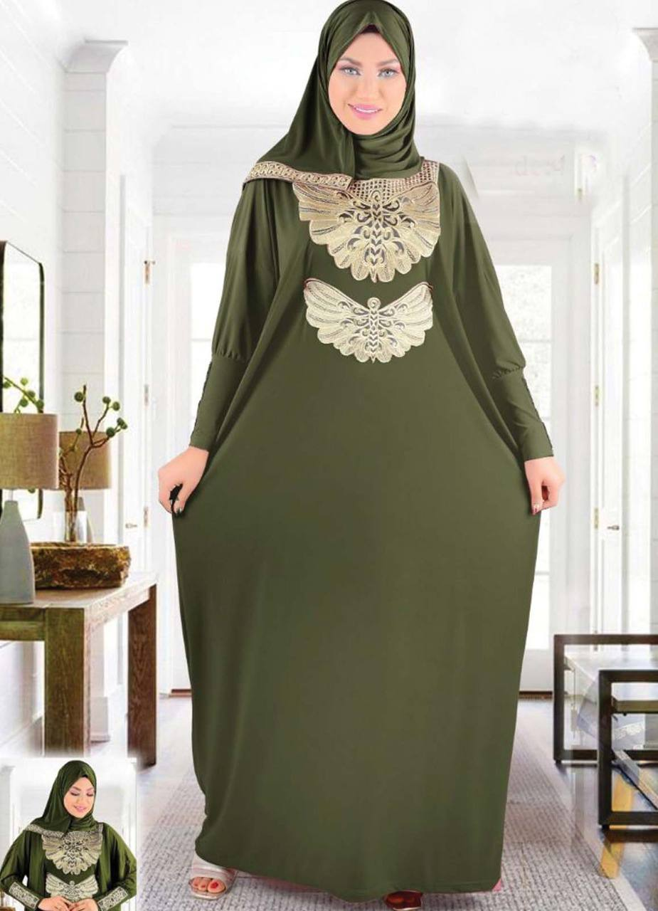 prayer dress oily color from lebsy free size code 463