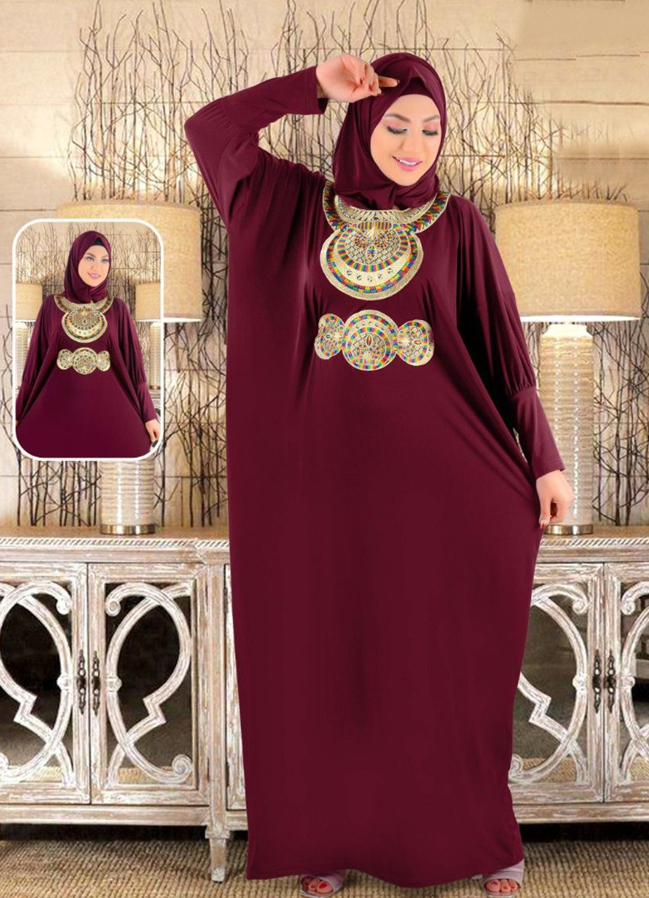 prayer dress red color from lebsy free size code 467
