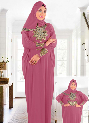 prayer dress pink color from lebsy free size code 462