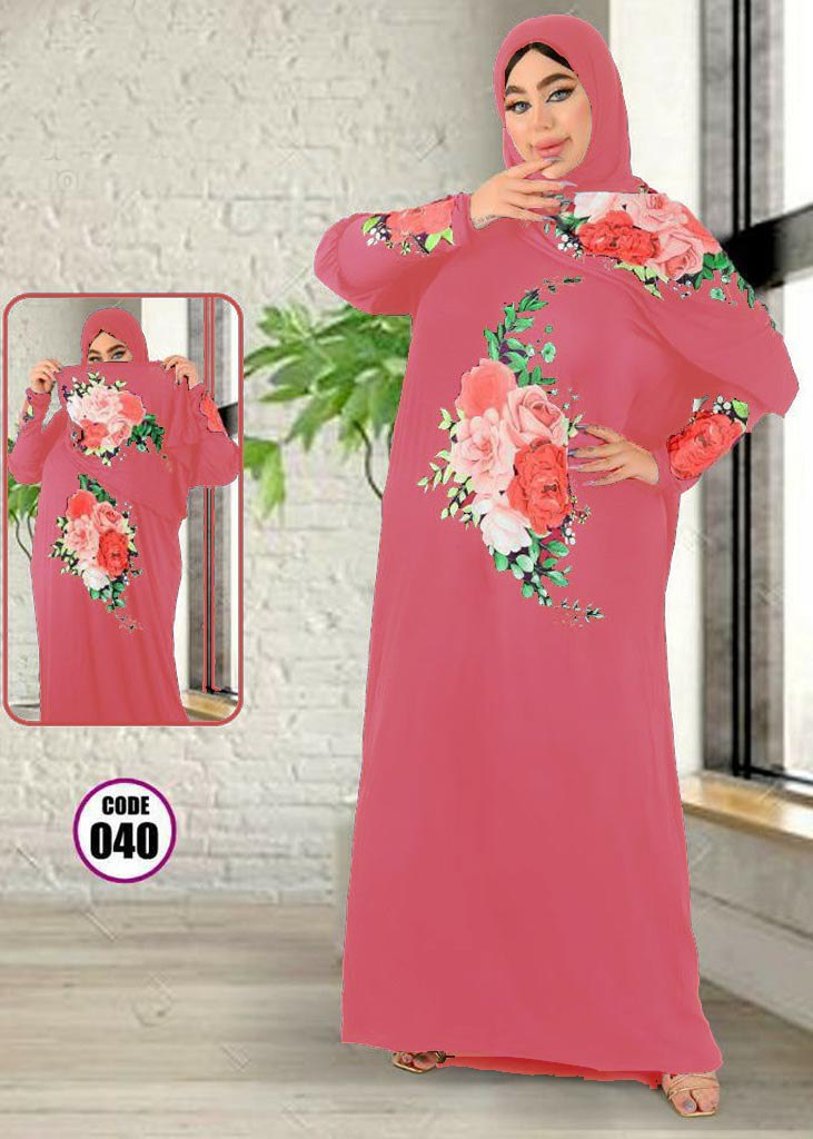 long dress pink color from lebsy free size code 040